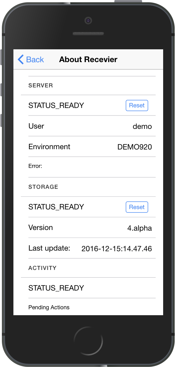 Server, Storage and Activity